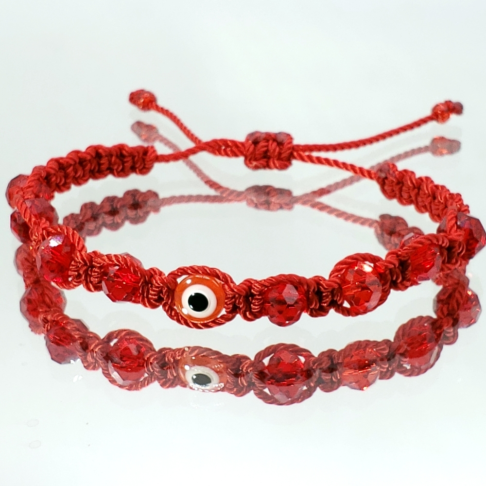 bracelet, evil eye protection, red string, evil eye, good luck